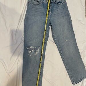 Rewash Women's Light Blue Straight Leg Jeans